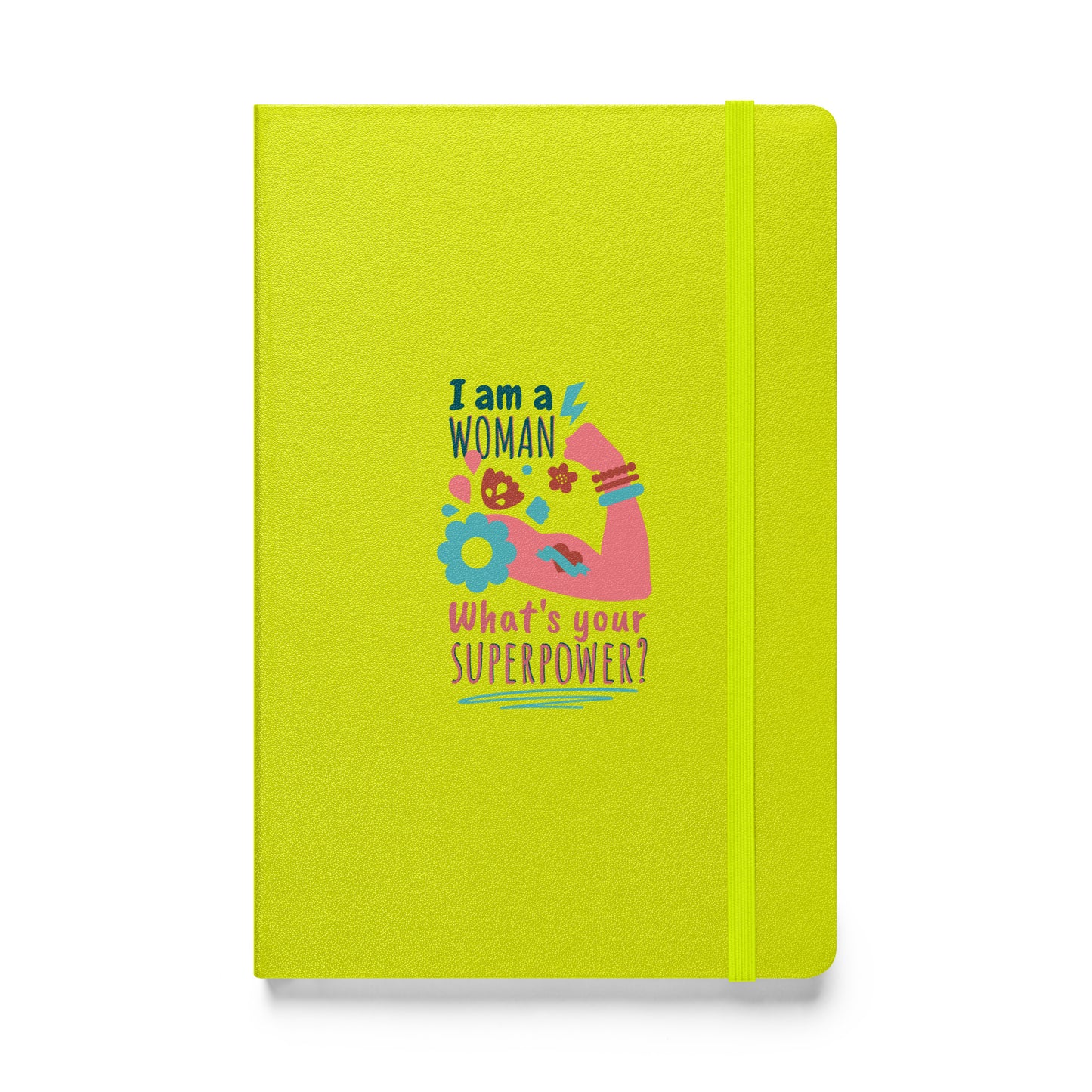 Hardcover bound notebook