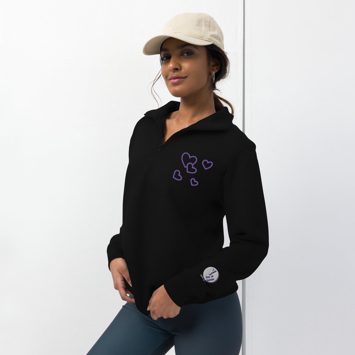 Unisex fleece pullover
