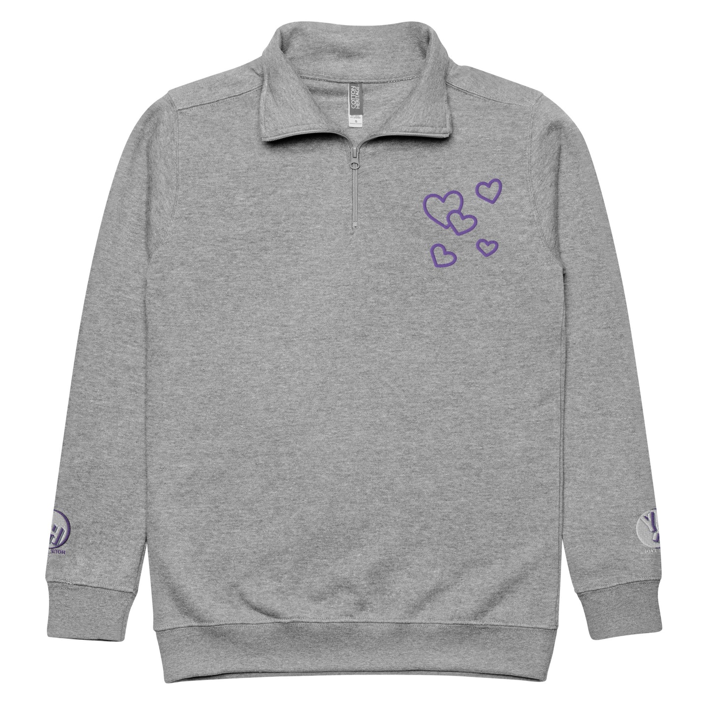 Unisex fleece pullover