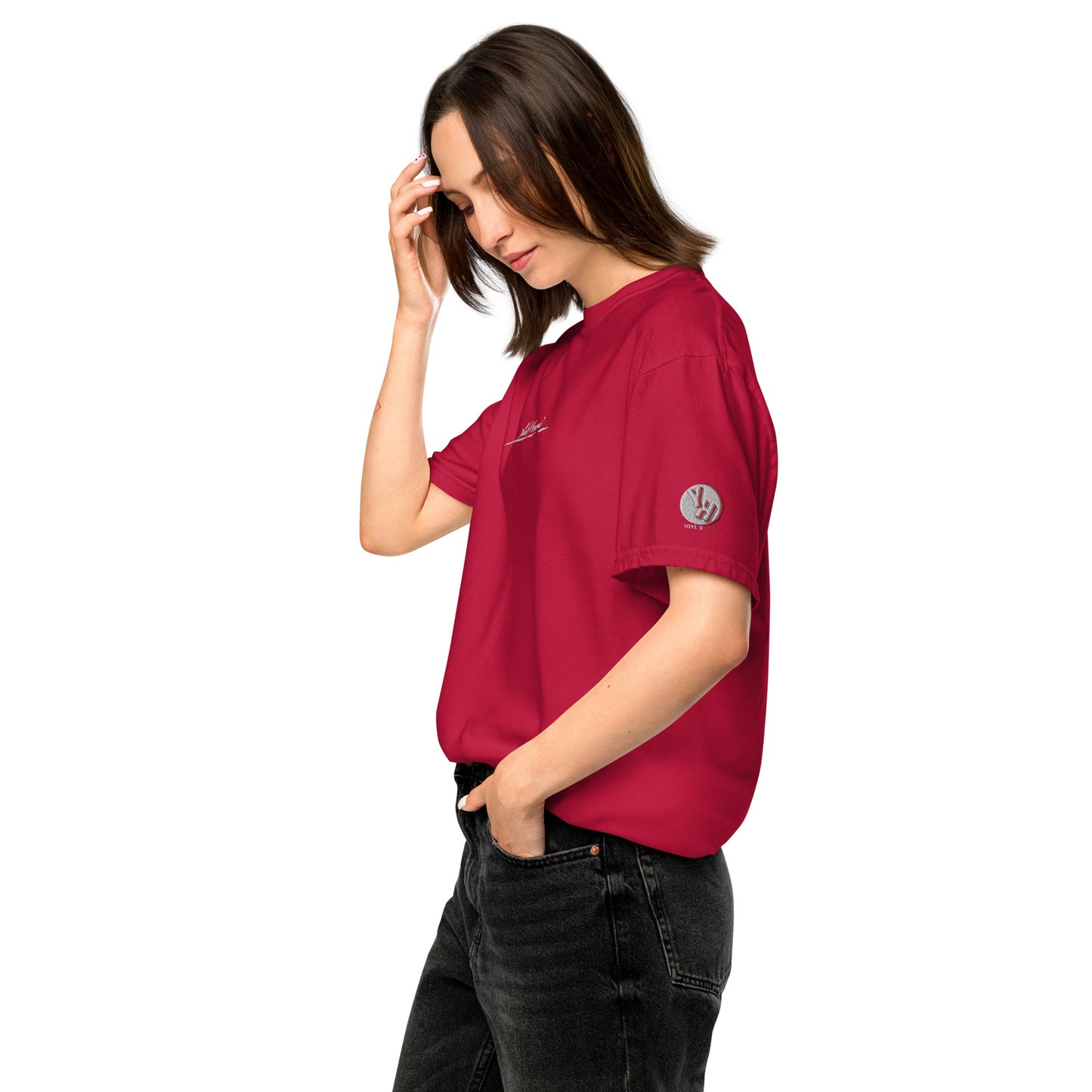 Unisex gefärbtes schweres T-Shirt