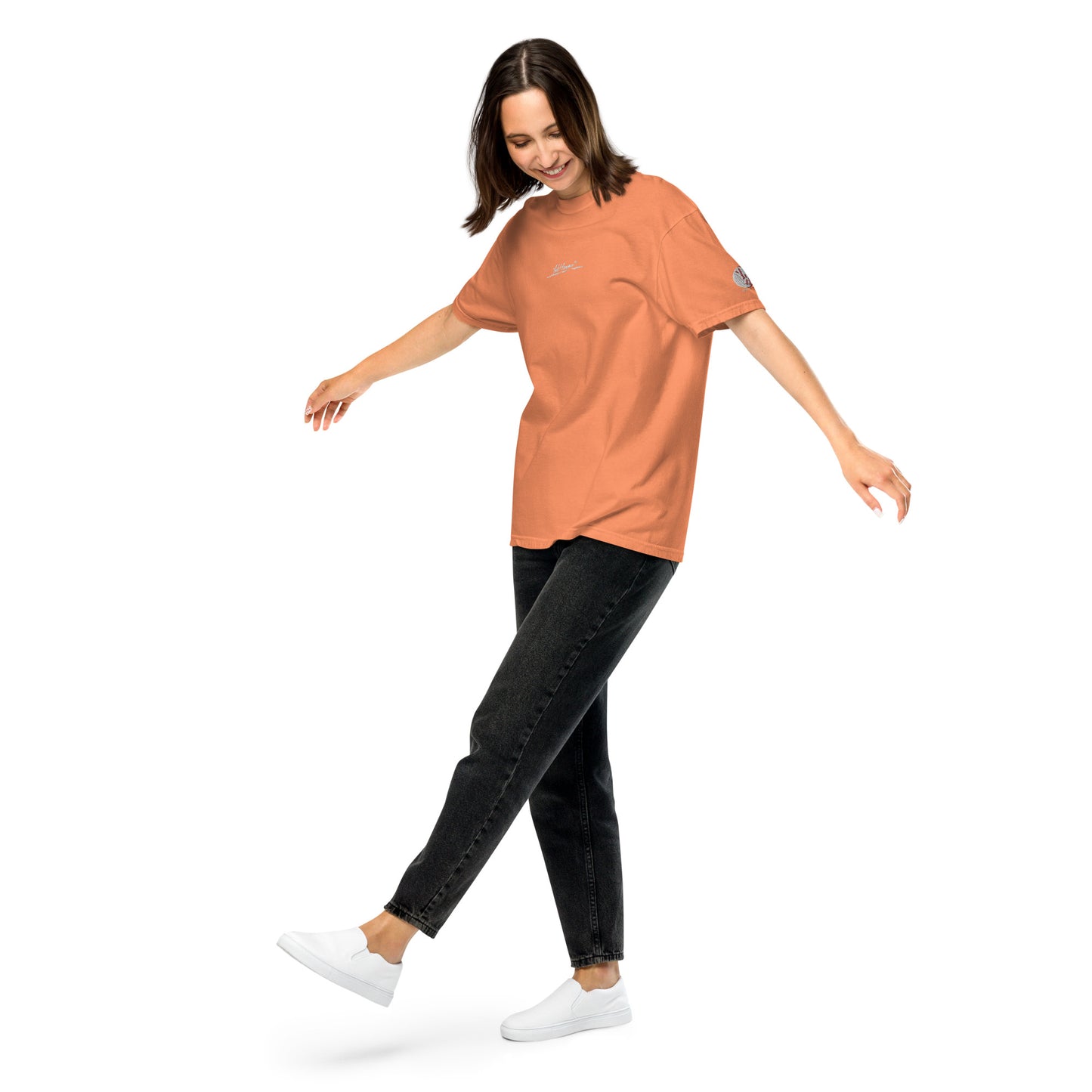 Unisex gefärbtes schweres T-Shirt