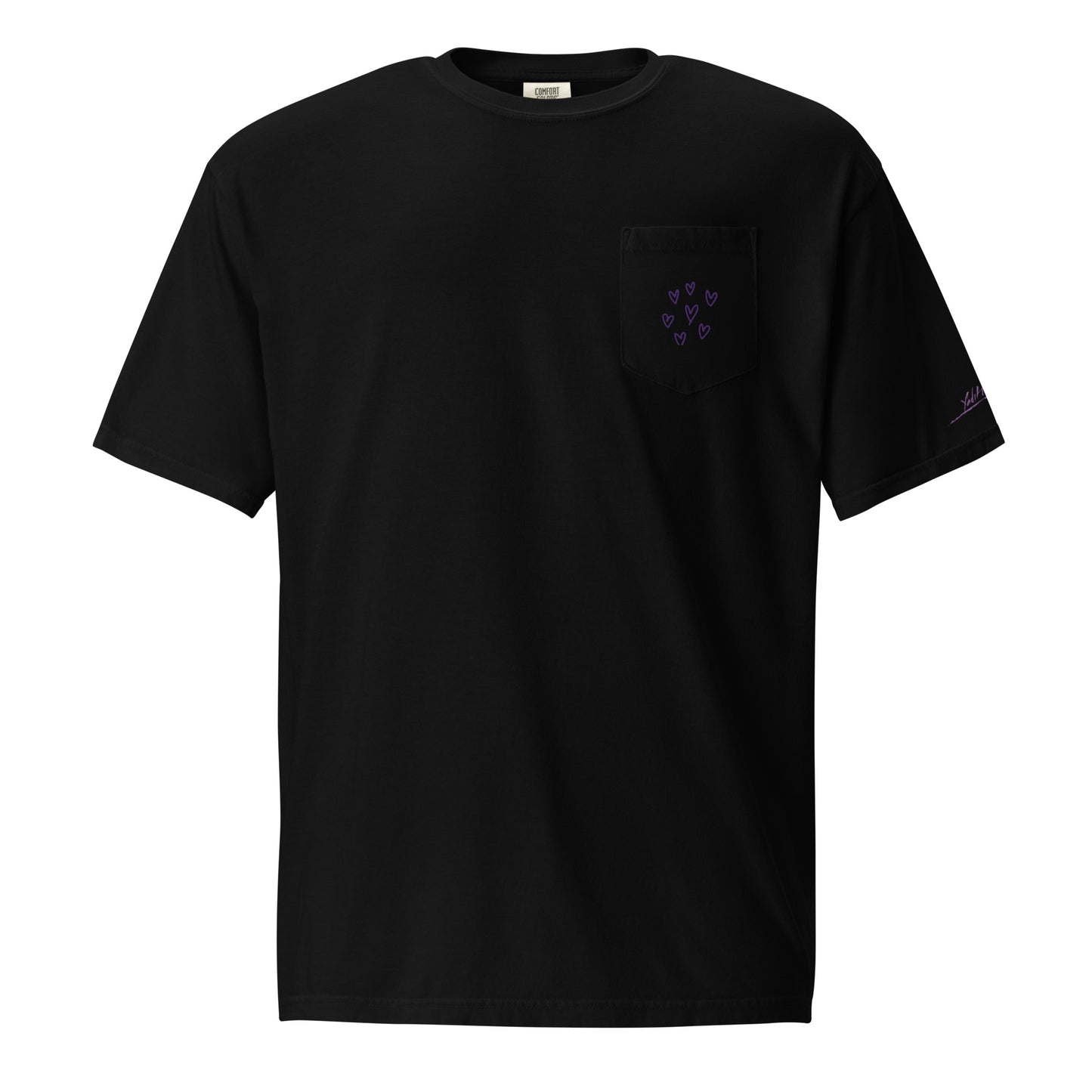Unisex garment-dyed pocket t-shirt