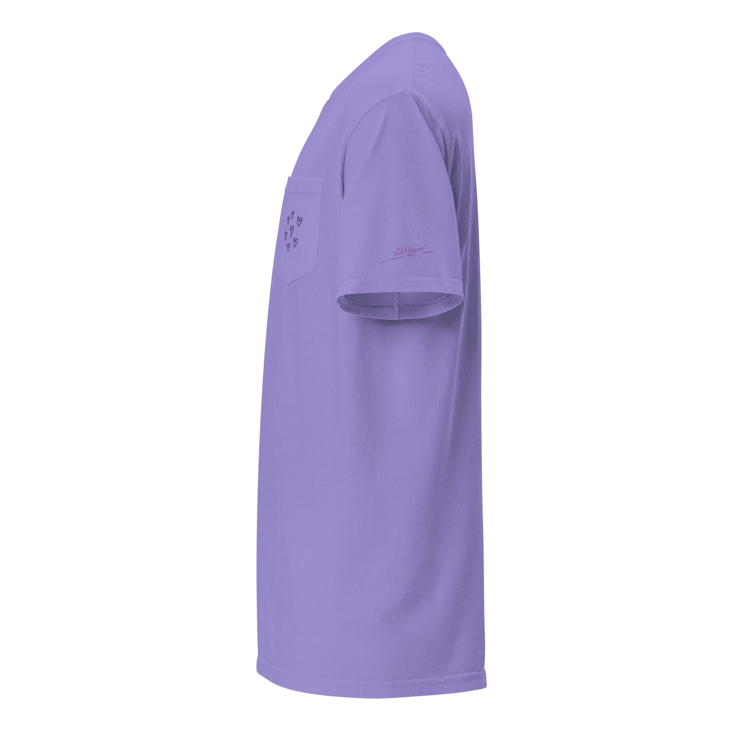 Unisex garment-dyed pocket t-shirt